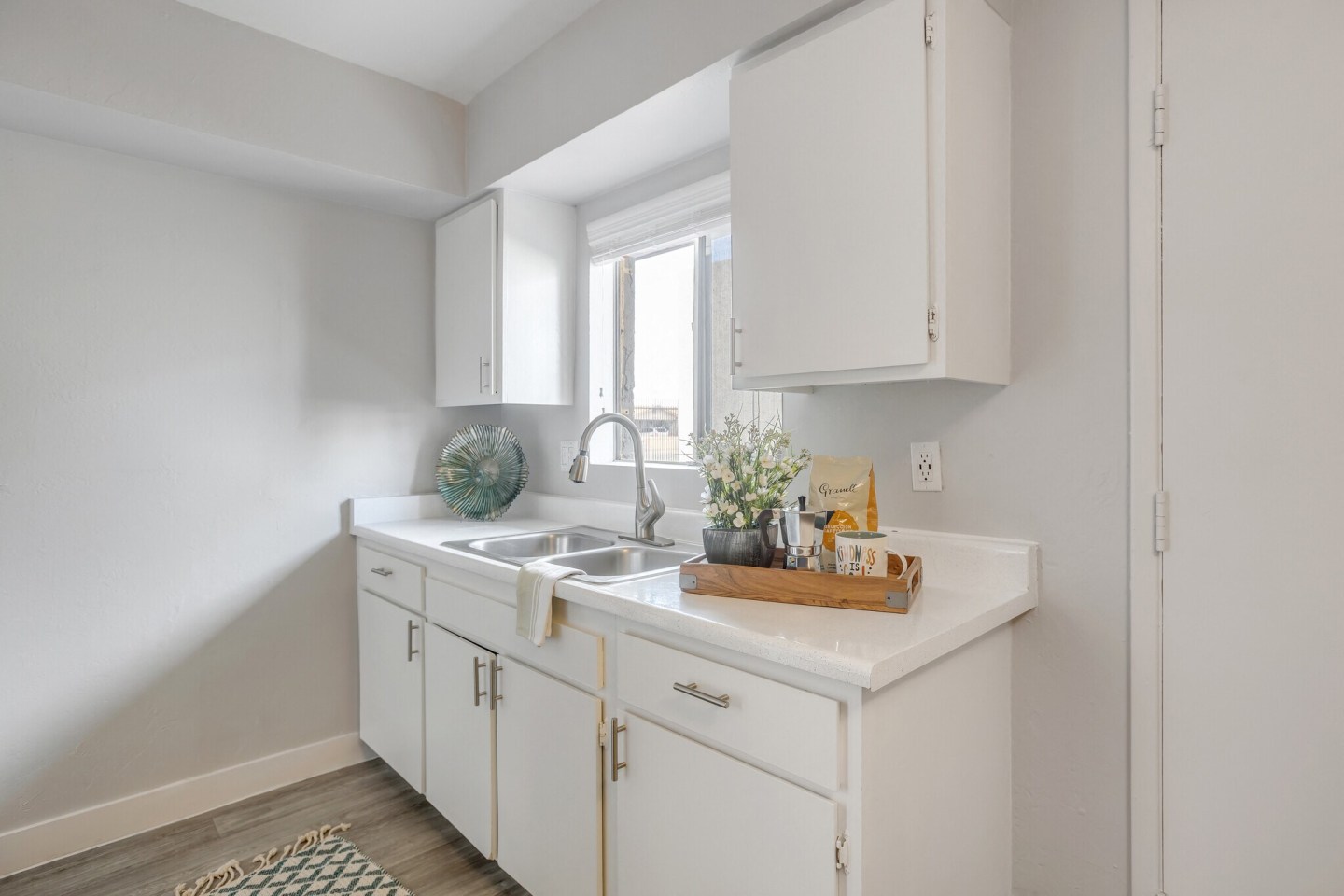 Apartment kitchen — representative home at Villas de Azul.